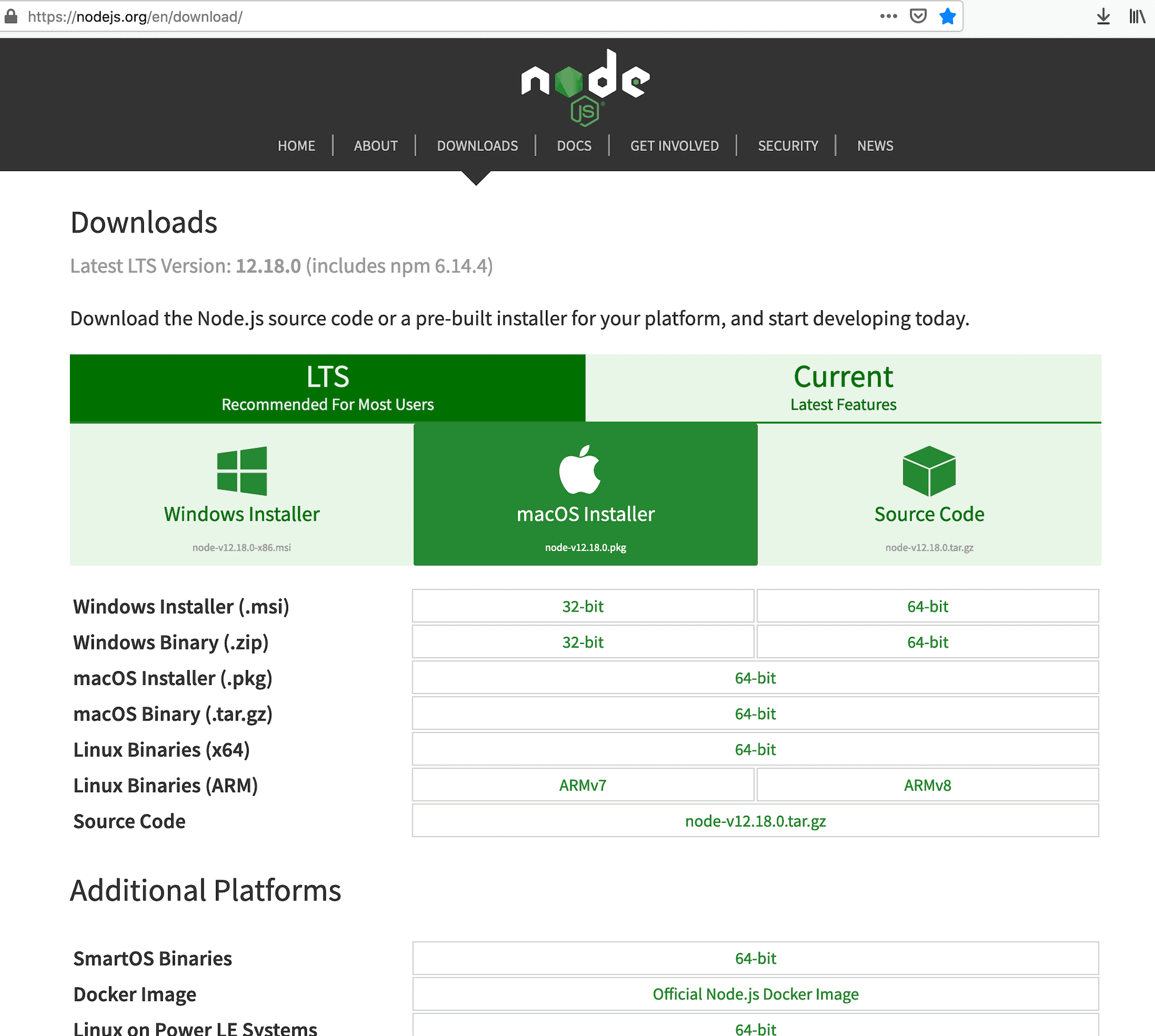 How to install Node.js and npm on macOS