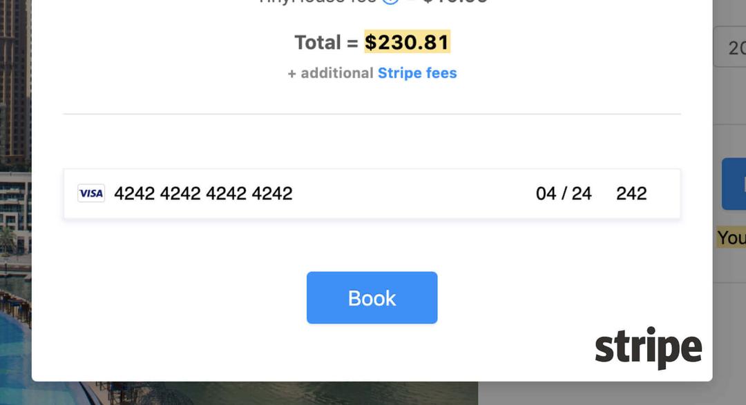 What you Will Build Image: Accept Payments with Stripe