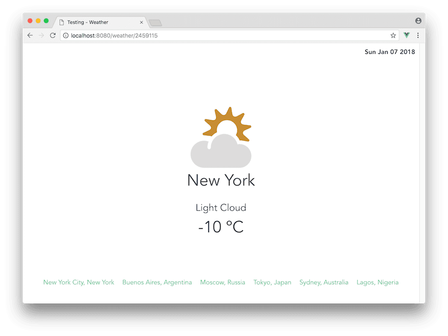 What you Will Build Image: Build Bullet-proof Apps with Testing