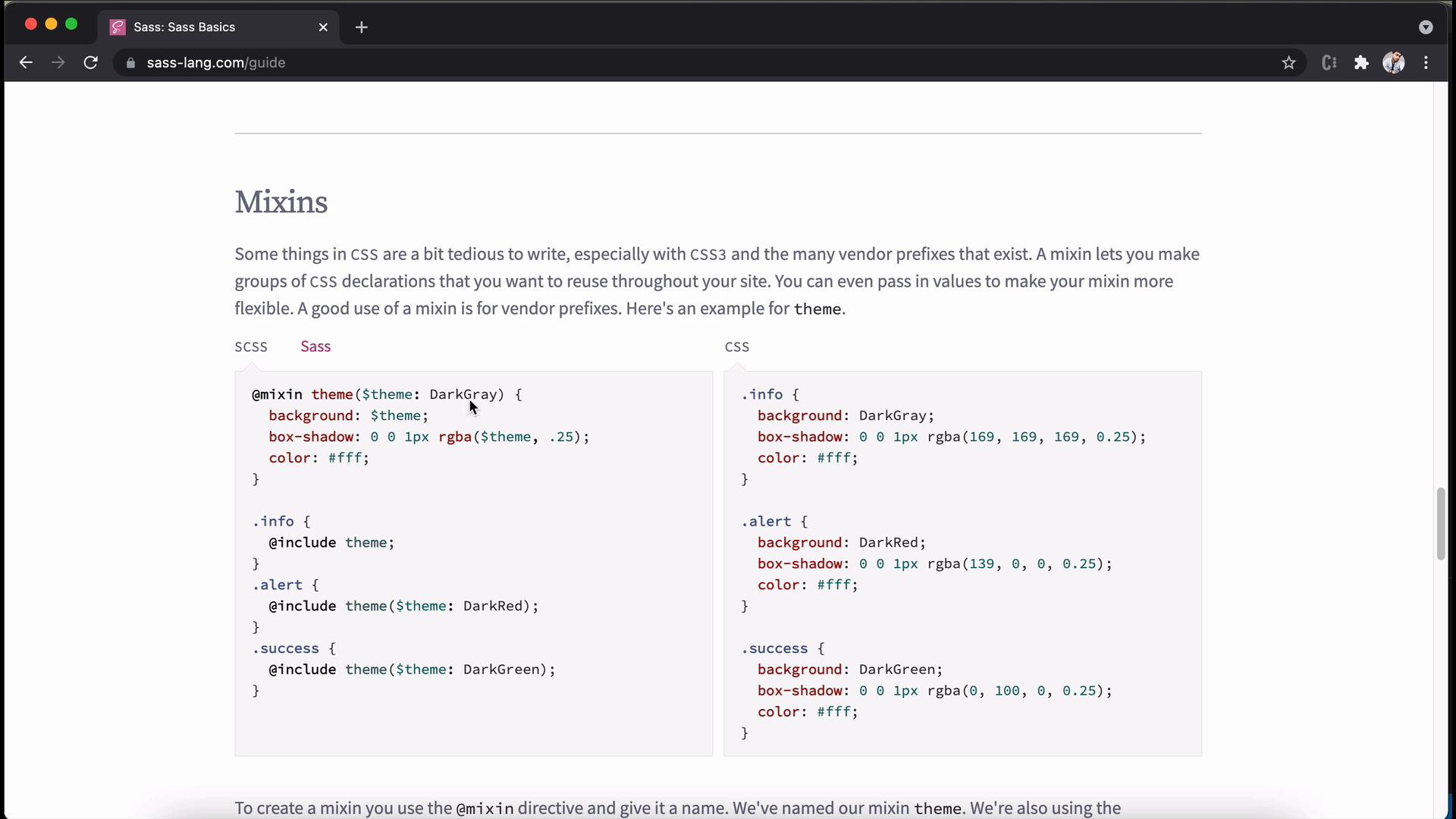 Installing SASS to our Project