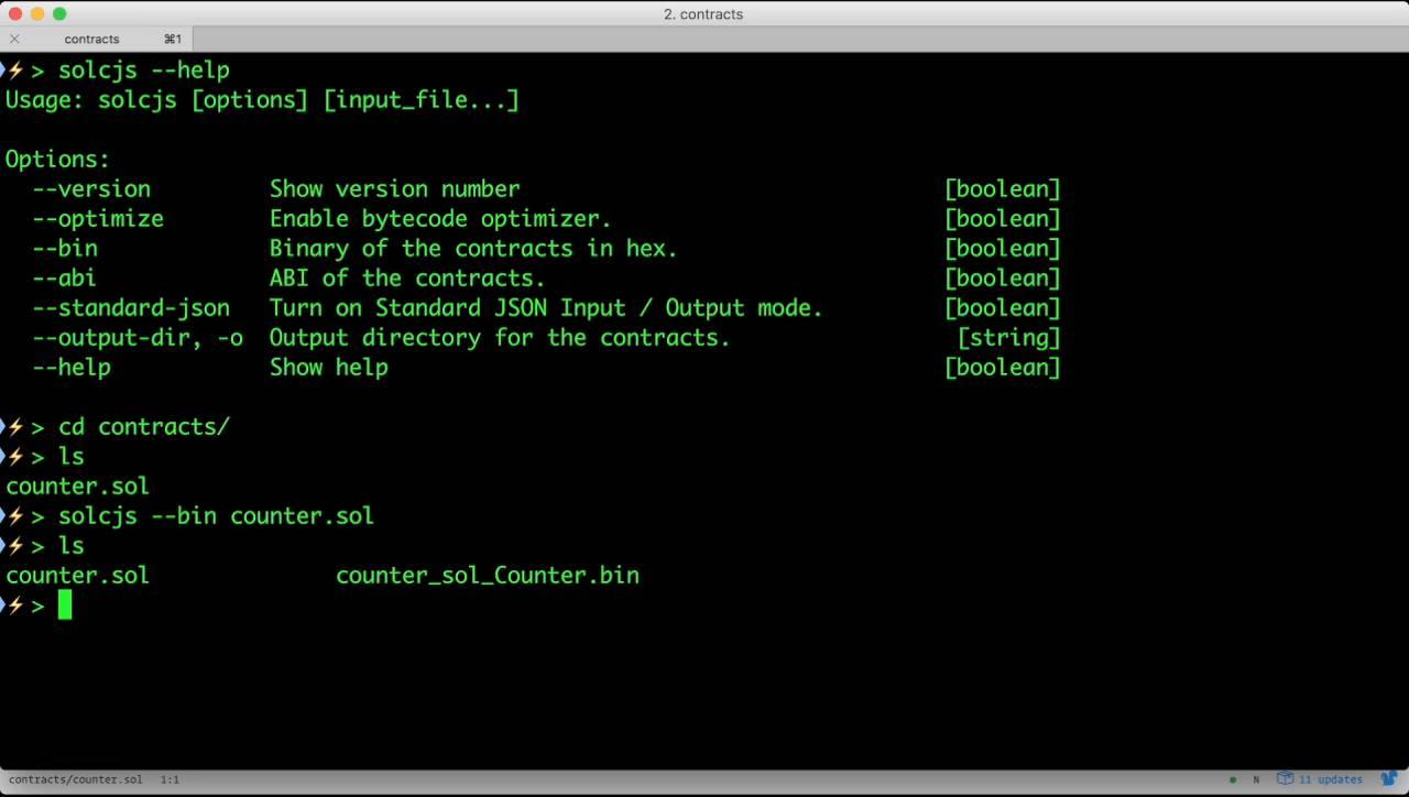 How to Write and Compile a Solidity Smart Contract