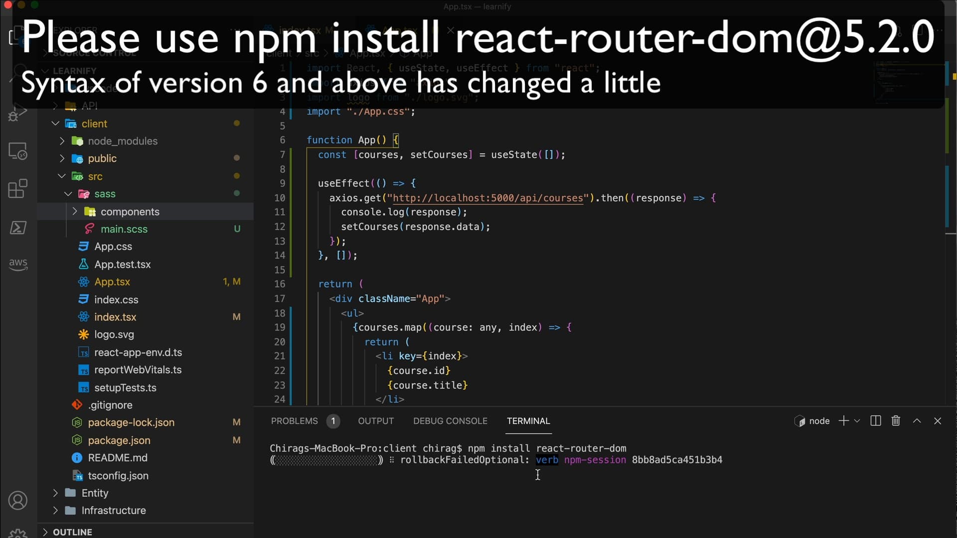 Adding Routes and Refactoring - Fullstack ASP.NET Core and React