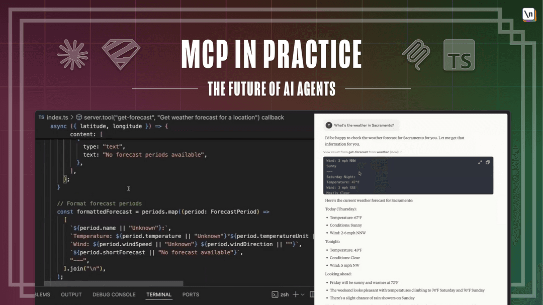 Course Thumbnail of MCP in Practice: The Future of AI Agents.