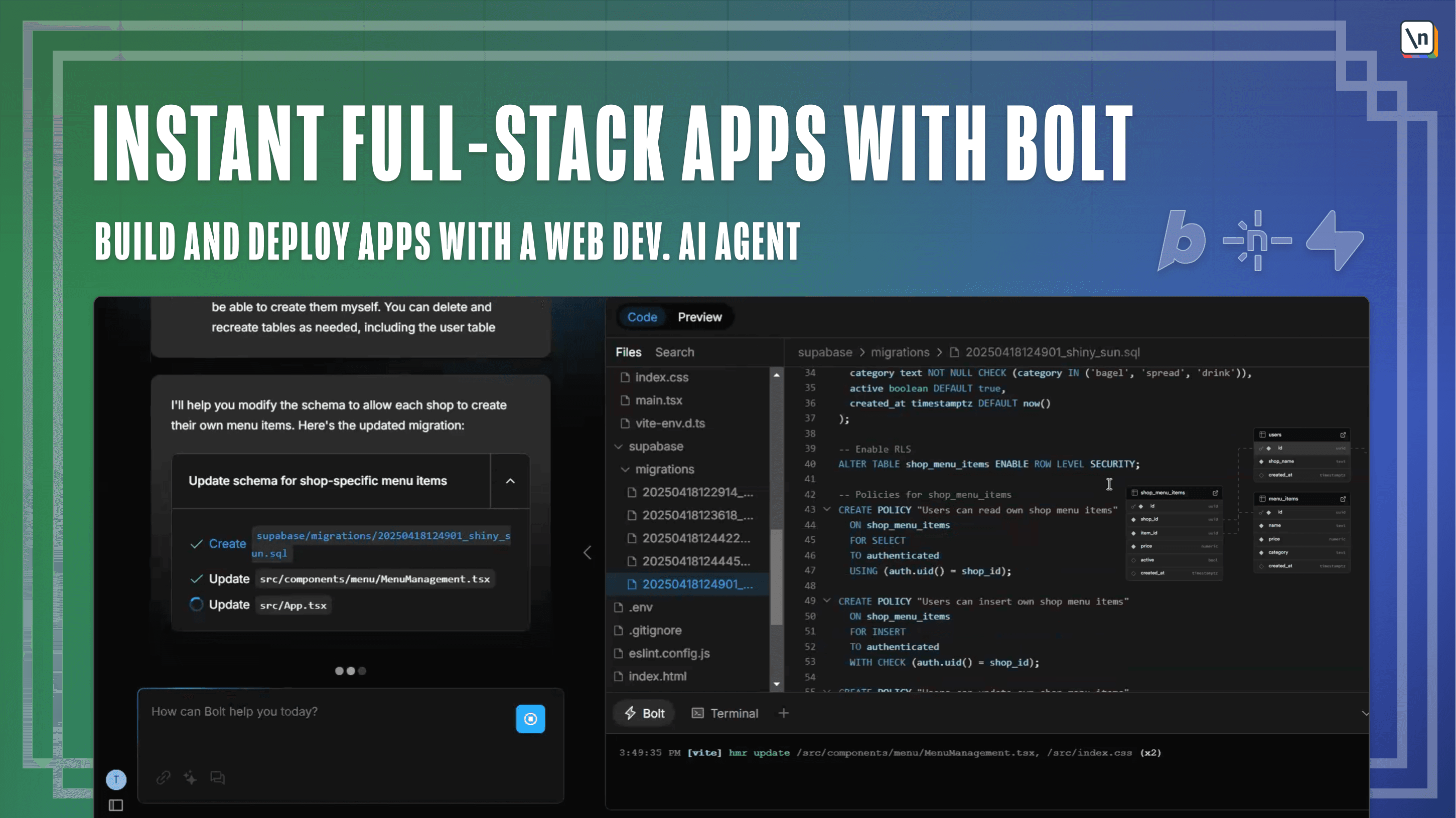 Overnight Fullstack Applications