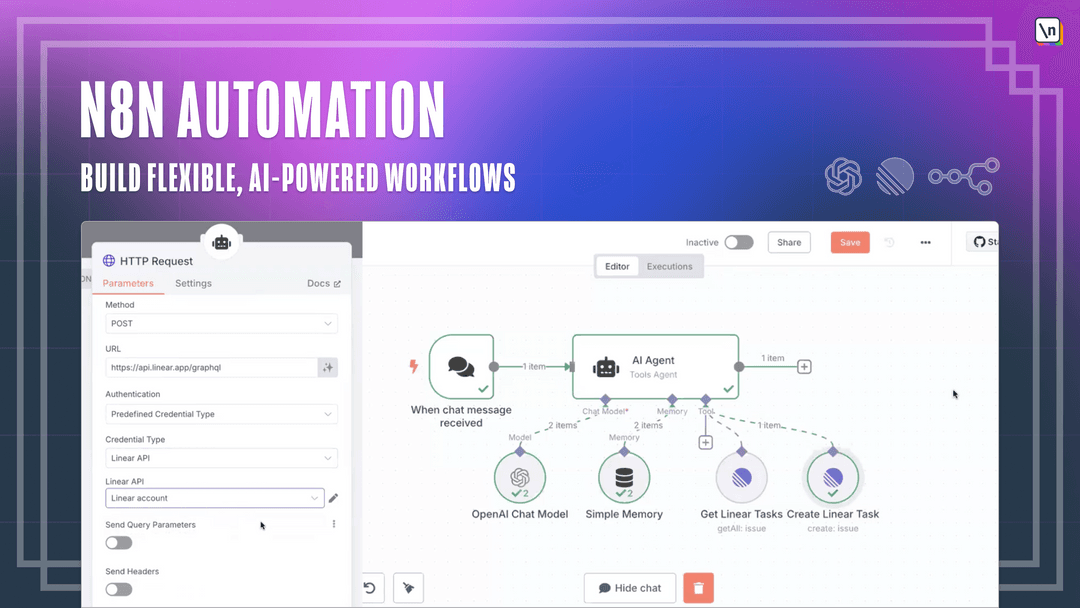 Course Thumbnail of n8n Automation: Building AI-Powered Workflows.