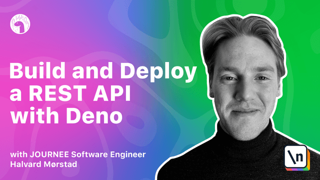 Thumbnail of newline course Build and deploy a REST API with Deno