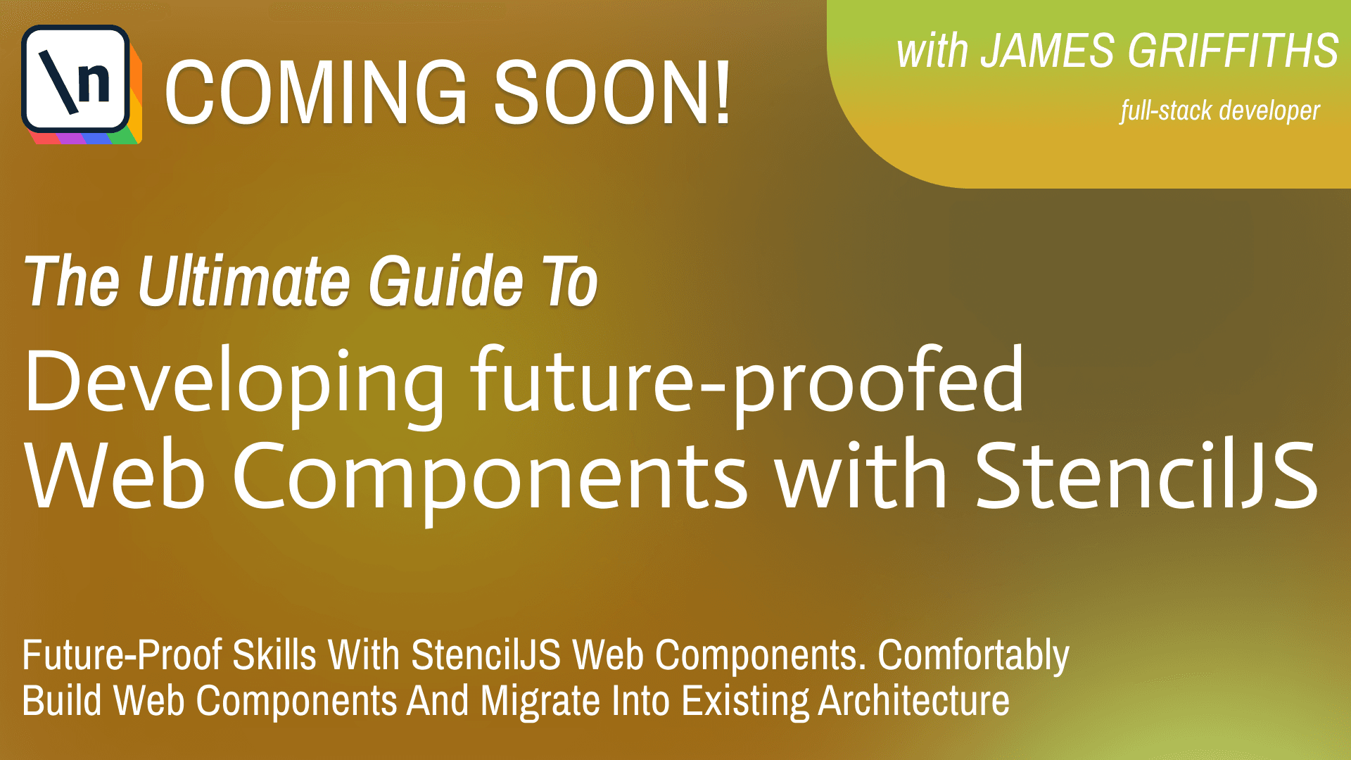 Developing future-proofed Web Components with StencilJS