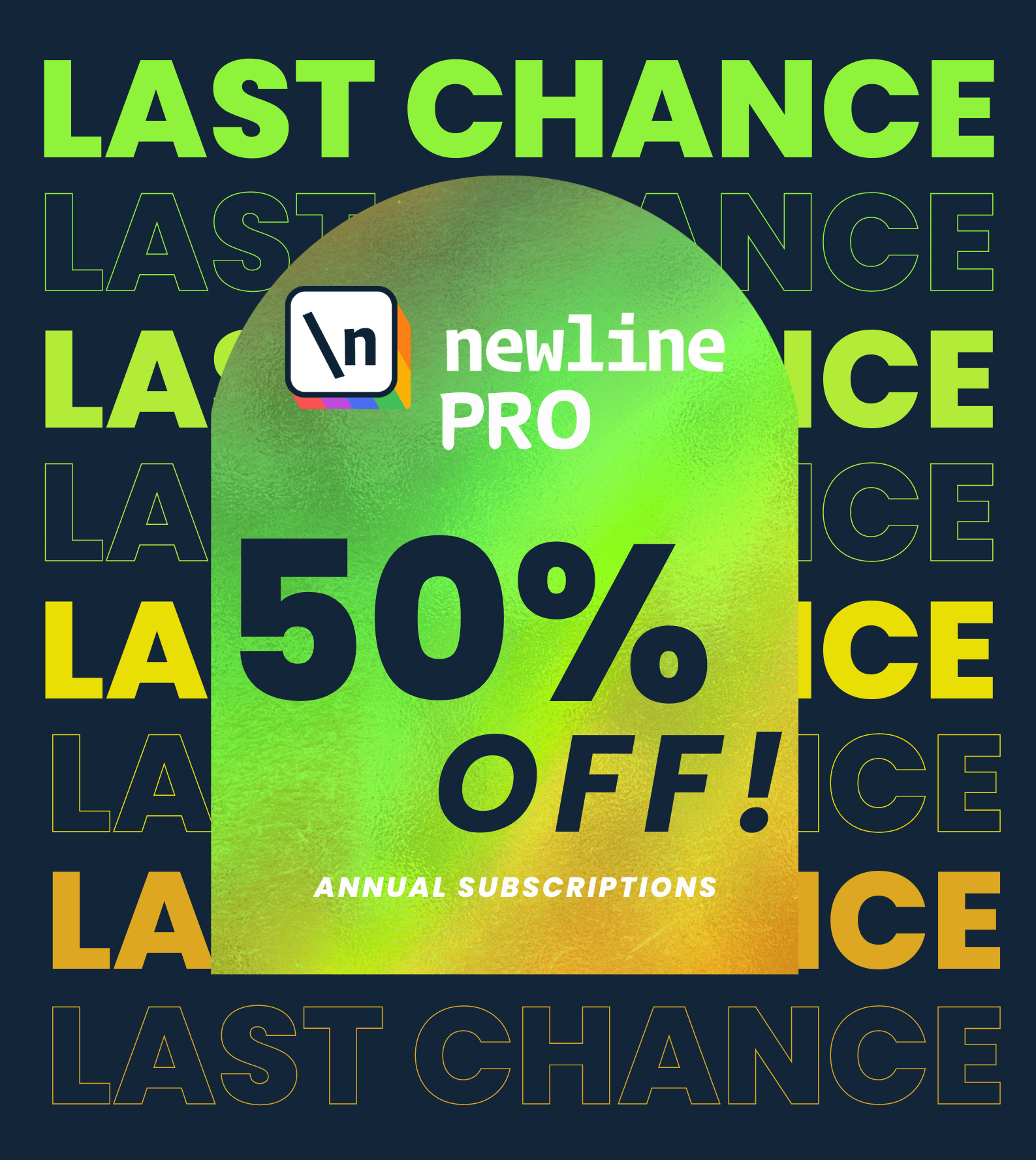 ⚠️Last Chance - To grab the best deal on newline Pro🏃♀️