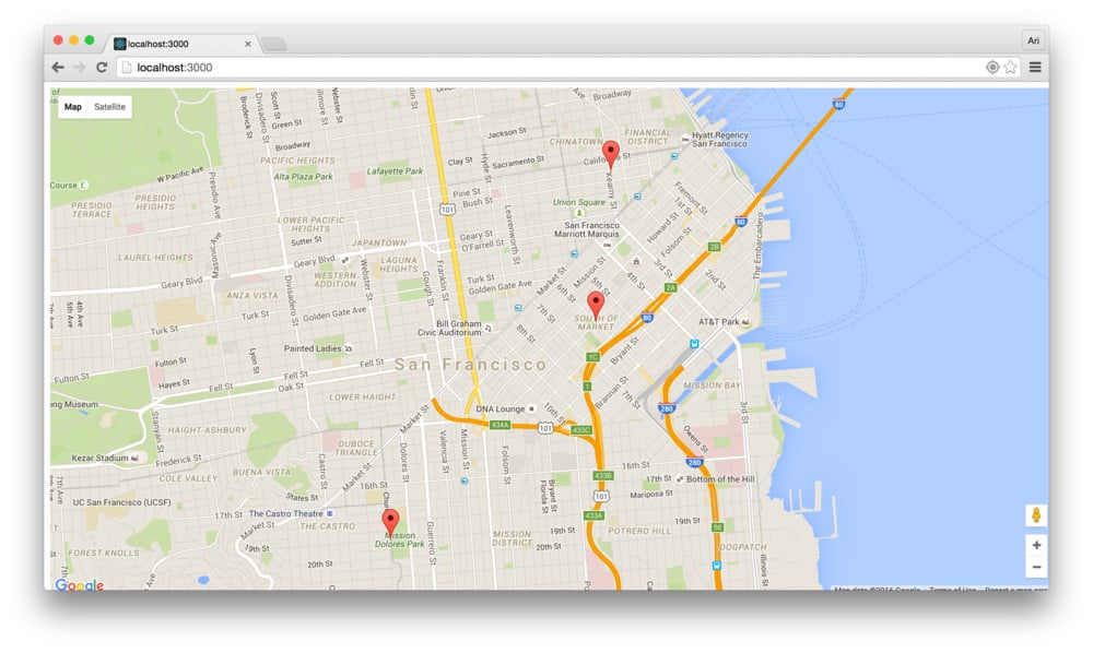 Fullstack React How To Write A Google Maps React Component